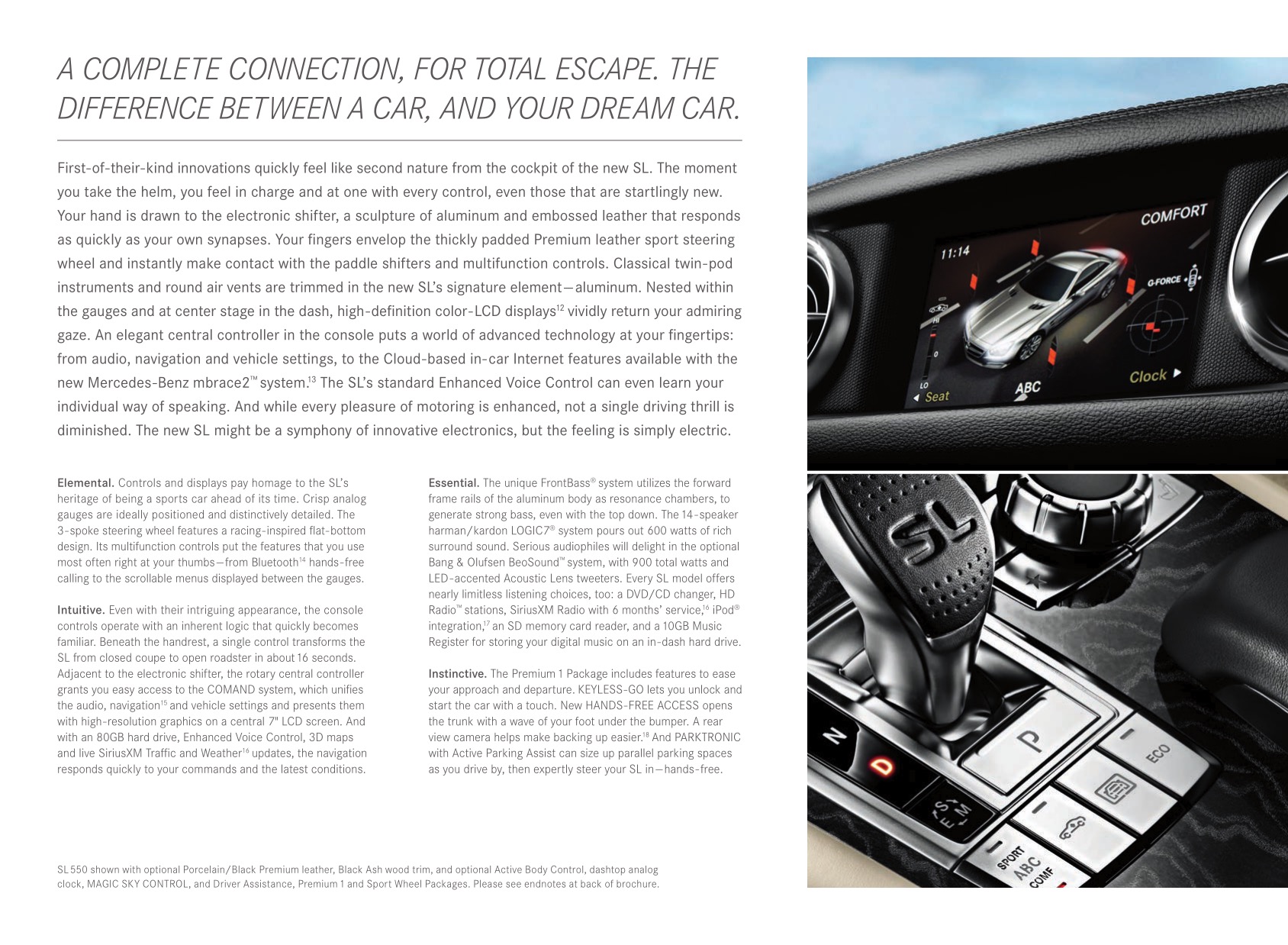 2013 Mercedes-Benz SL Brochure Page 3
